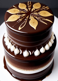 Coffee strawberry chocolate cake 379399