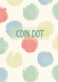 Coin Dot ~watercolor~