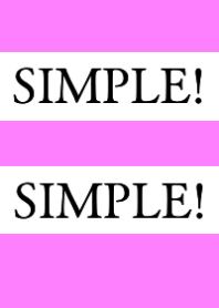 SIMPLE!SIMPLE!-NEON PINK