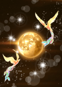 Wish come true,W Golden Phoenix fullmoon