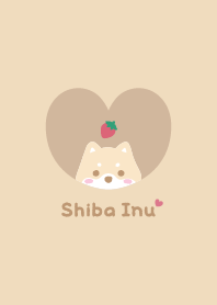 Shiba Inu2 Strawberry [yellow]