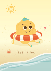 Relax watching the sea Let it be (cute)
