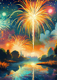 Beautiful Fireworks Theme#655