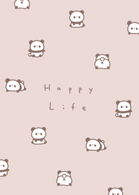 小熊貓 | pink beige