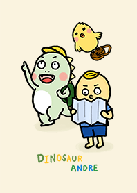 Dinosaur Andre  travel together!