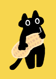 Dark cat 6 Peanuts
