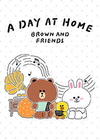 BROWN: A DAY AT HOME