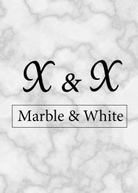 X&X-Marble&White-Initial