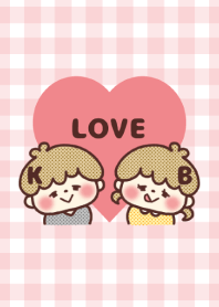 Love Couple -initial K&B- Girl