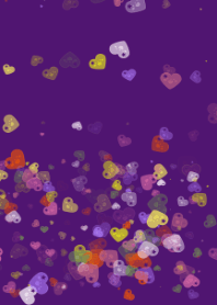 cute purple | lovely heart