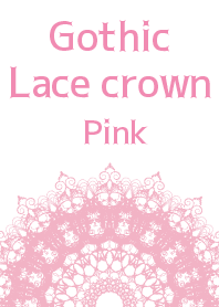 Gothic lace crown Pink