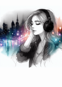 ดินแดนอันเงียบสงบของสาวๆพร้อมหูฟัง