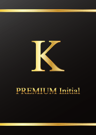 PREMIUM Initial K #Black