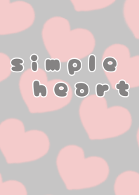 Gray, beige, heart and pink