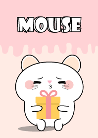 Simple Kawaii White mouse Theme