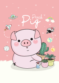 หมูกับตะบองเพชร สีพีช