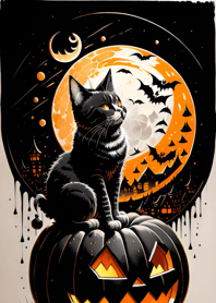 halloween cat A8C386