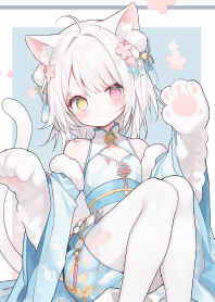 Cat girl 100 drawings 25