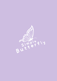 シンプルな蝶々