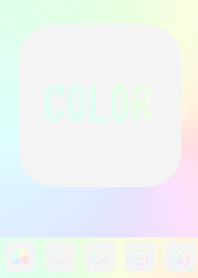 red color rainbow  B22