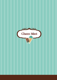 チョコミント柄