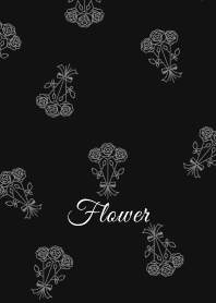 Flower 012-2 (Rose/Black)