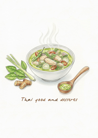 Thai food and desserts