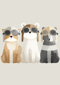 不說話也很有默契的動物組合