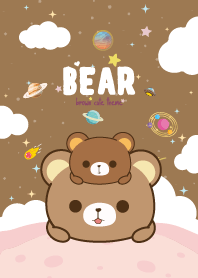 Brown Bear Kawaii Galaxy Coco