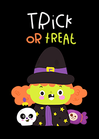 Trick or treat: Halloween witch friend