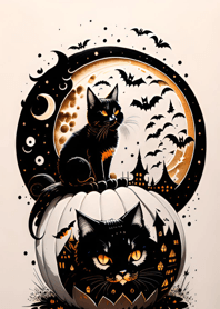 halloween cat 7bB2D4