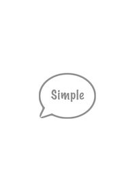 The Simple Speech bubble No,1-W28