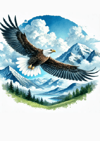 Eagle's Fury Across the Sky