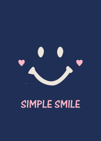SIMPLE SMILE -Navy Pink 2-