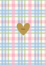 plaid & heart
