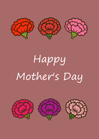 Carnations for Mom(pink orange)