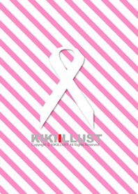 Pink stripe ribbon