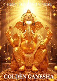 Financial fortune Golden Ganesha 85