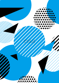 DOT pattern / Cyan Ver.