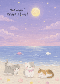 Midnight Beach Stroll