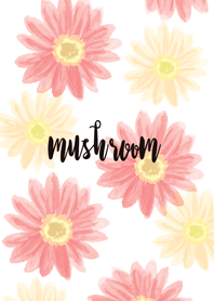 水彩ガーベラ mush