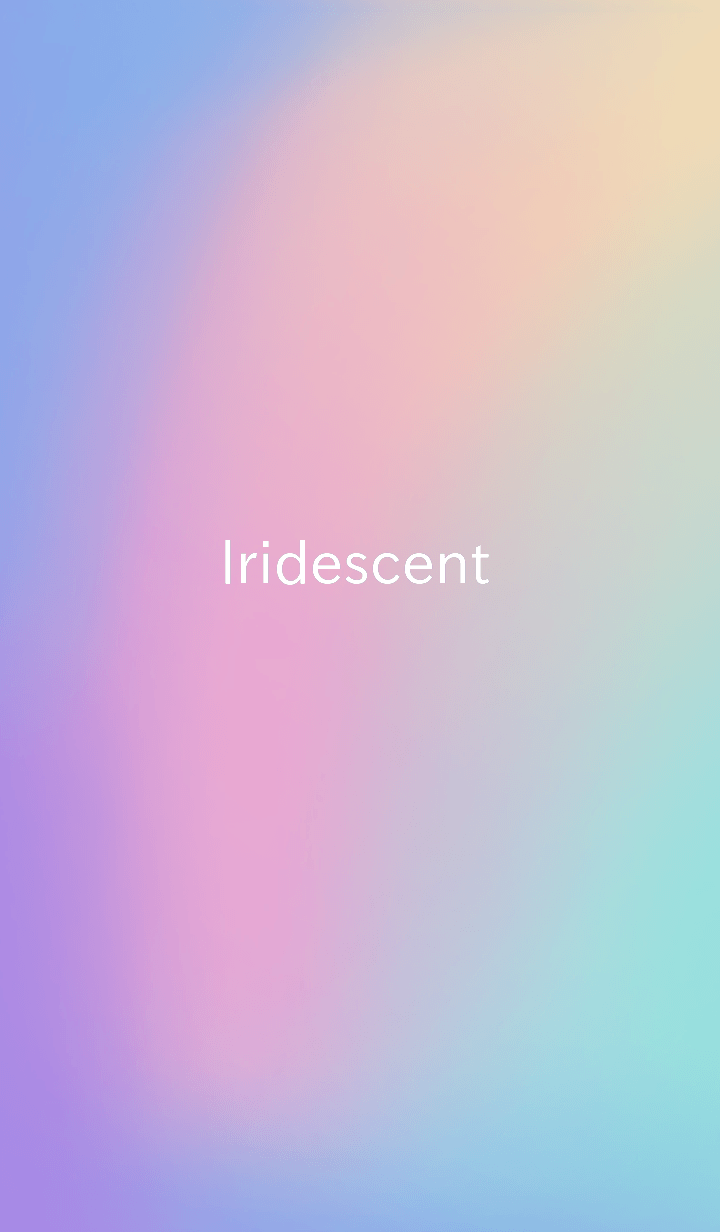 Pale tone iridescent !