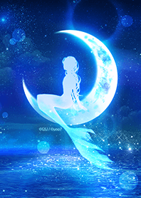 Mermaid and Crescent Moon