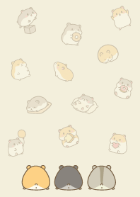 Cute hamster butt_white1