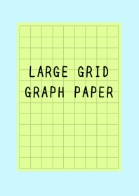 YELLOW GREEN-BLACK GRAPH PAPER/LIGHT BL