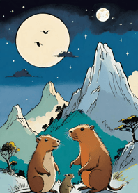 Ukiyo-e - Capybara 592e7B