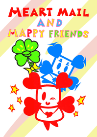Heartmail and happy friends