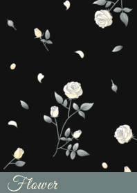 Flower 002-2 (rose/White)