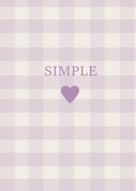 SIMPLE HEART:) check purplebeige