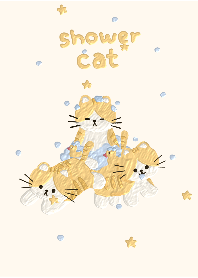 shower cat